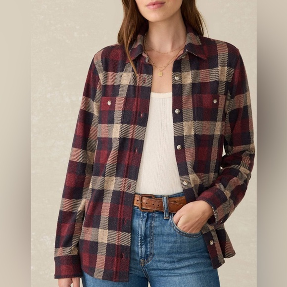 Faherty Legend™ Sweater Shirt Burchfield Plaid - Picture 2 of 8